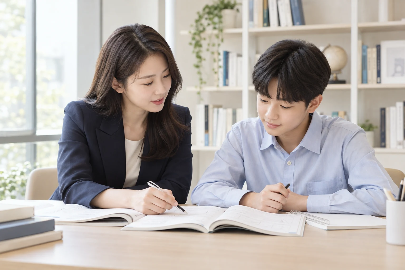 중등 일대일 과외 수업